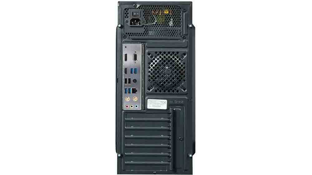 Zadní strana stolního počítače HAL3000 EliteWork AMD 221_04