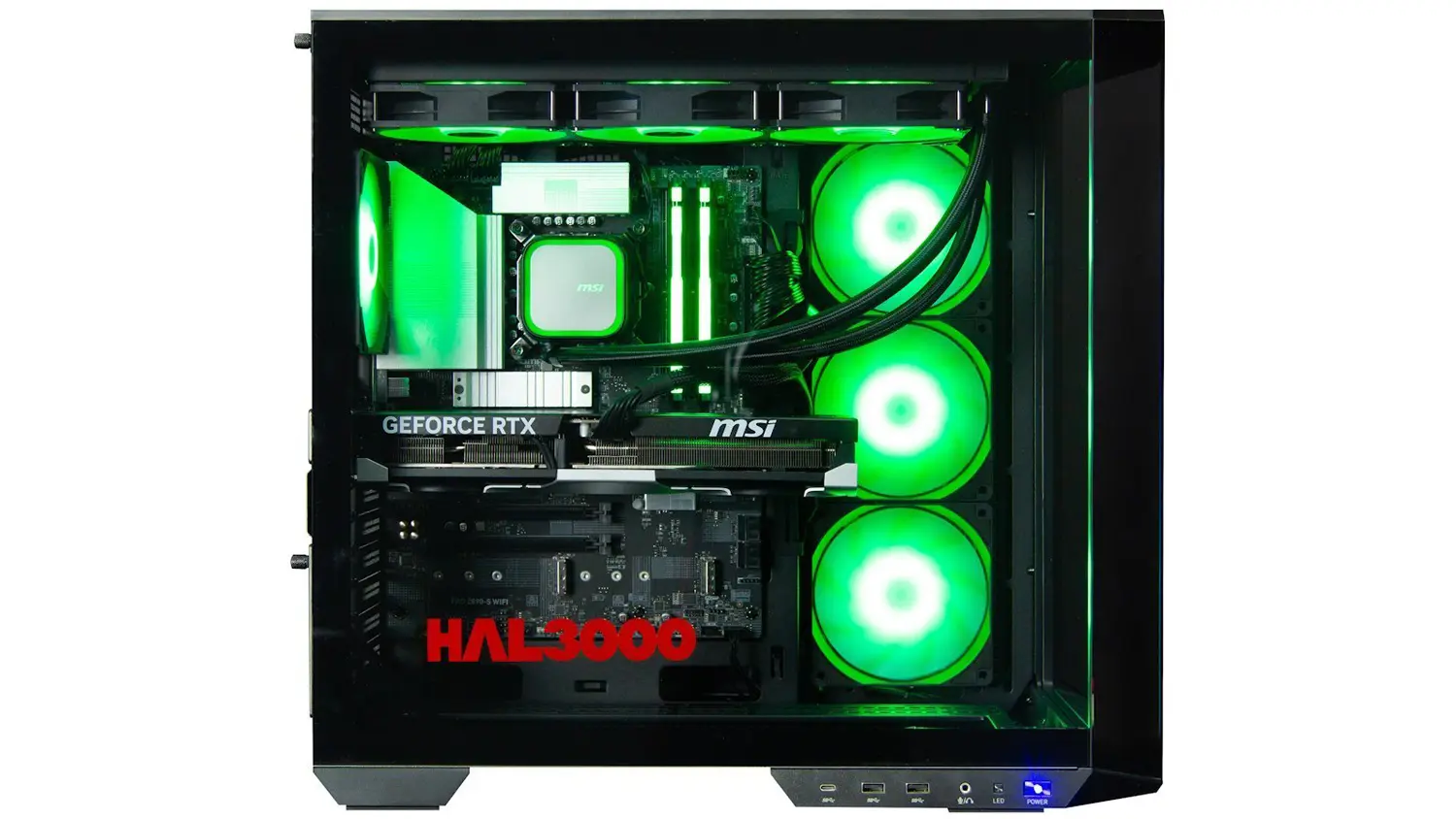 Poč&iacute;tač HAL3000 &ndash; pohled ze strany