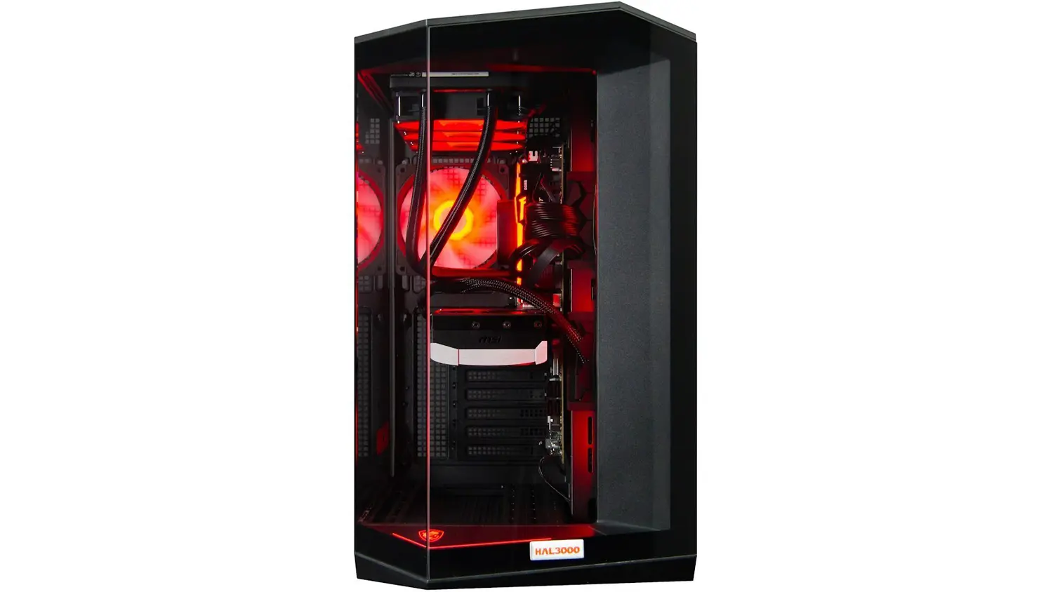 Poč&iacute;tač HAL3000 &ndash; pohled na předn&iacute; masku