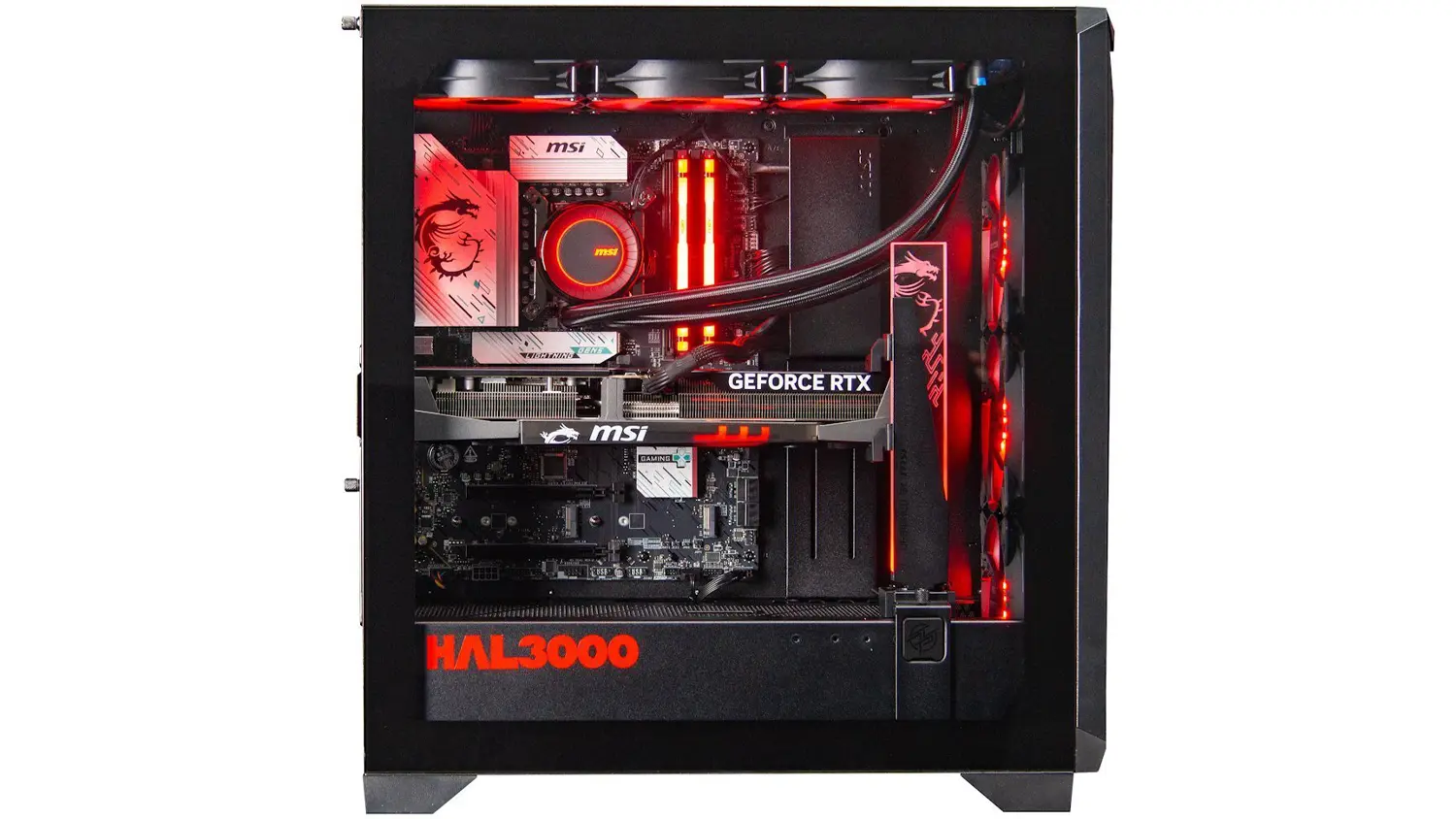 Poč&iacute;tač HAL3000 &ndash; pohled ze strany