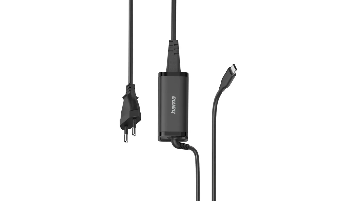 Napájací adaptér Hama USB-C Power Delivery 65W GaN pohľad zhora