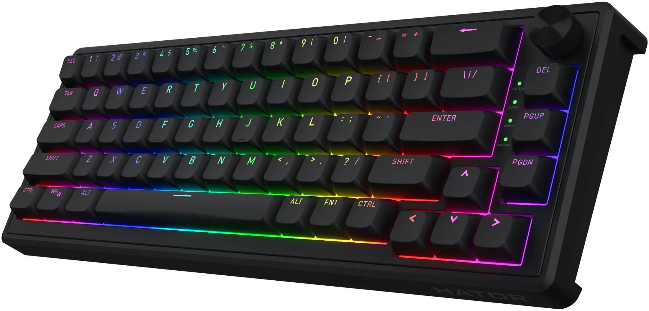 Herní klávesnice Hator Skyfall 65 Black (US