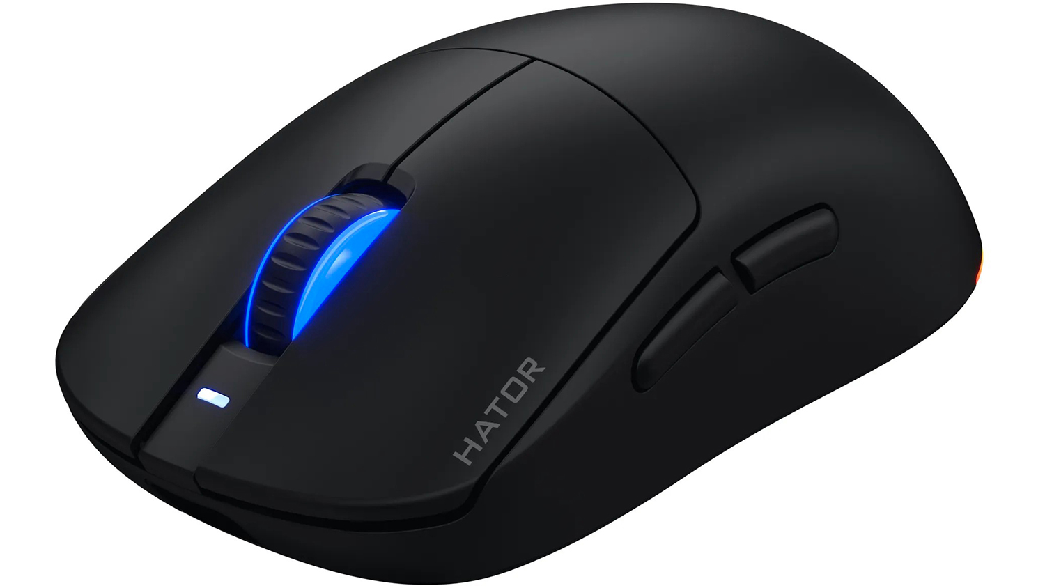 Herní myš Hator Quasar 3 Wrl Black pohled ze strany