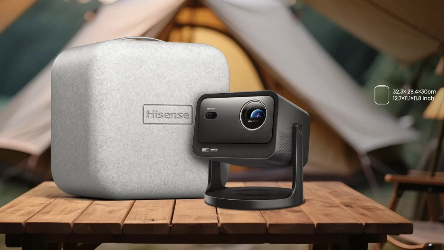 Smart mini projektor Hisense C3 s ta&scaron;kou