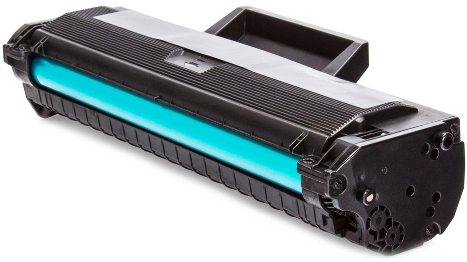 Toner HP 106A black na bielom pozadí zobrazujúci celkový dizajn produktu