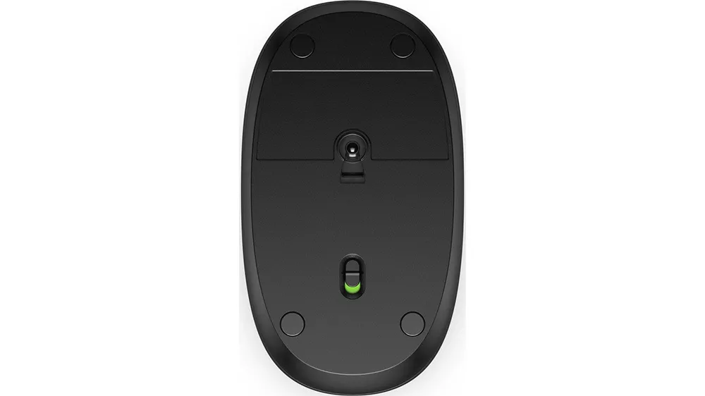 My&scaron; HP 240 čierna spodn&aacute; strana