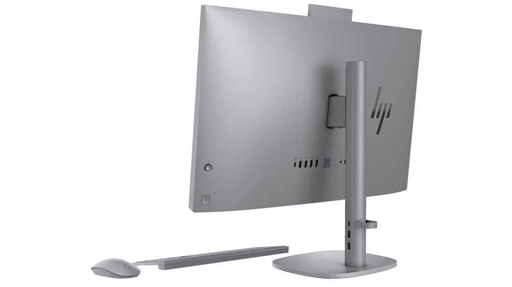 Zadní strana stolního počítač HP OmniStudio X All-in-One 27-cs0002nc a nabídka portů_04