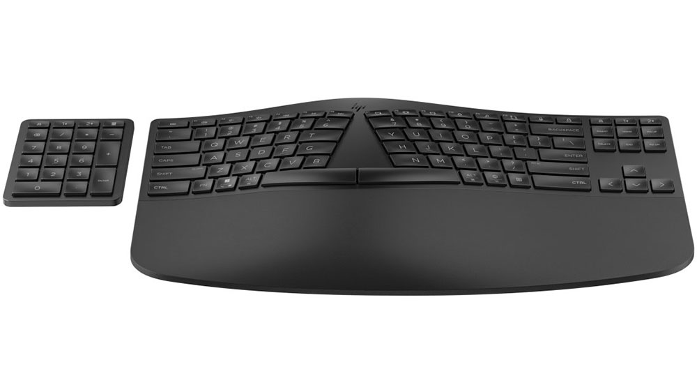 Ergonomická bezdrátová klávesnice HP 965 CZ/SK a numerický blok_03