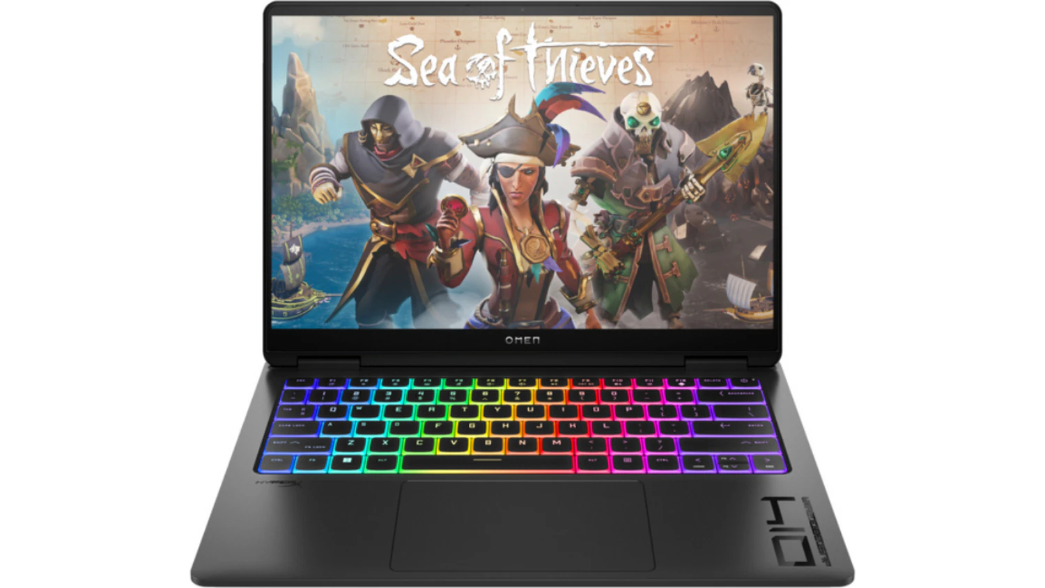Notebook HP OMEN TRANSCEND 14-fb1004nc čern&yacute; (C2FC9EA) pohled zepředu