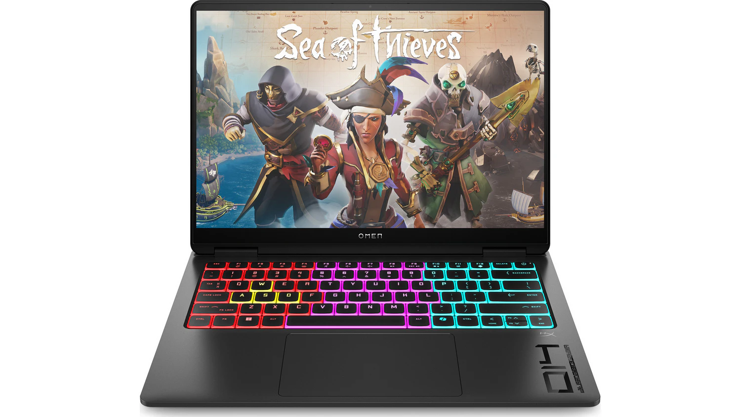 HP OMEN TRANSCEND 14-fb1073nc čern&yacute; (C2FD1EA) pohled zepředu