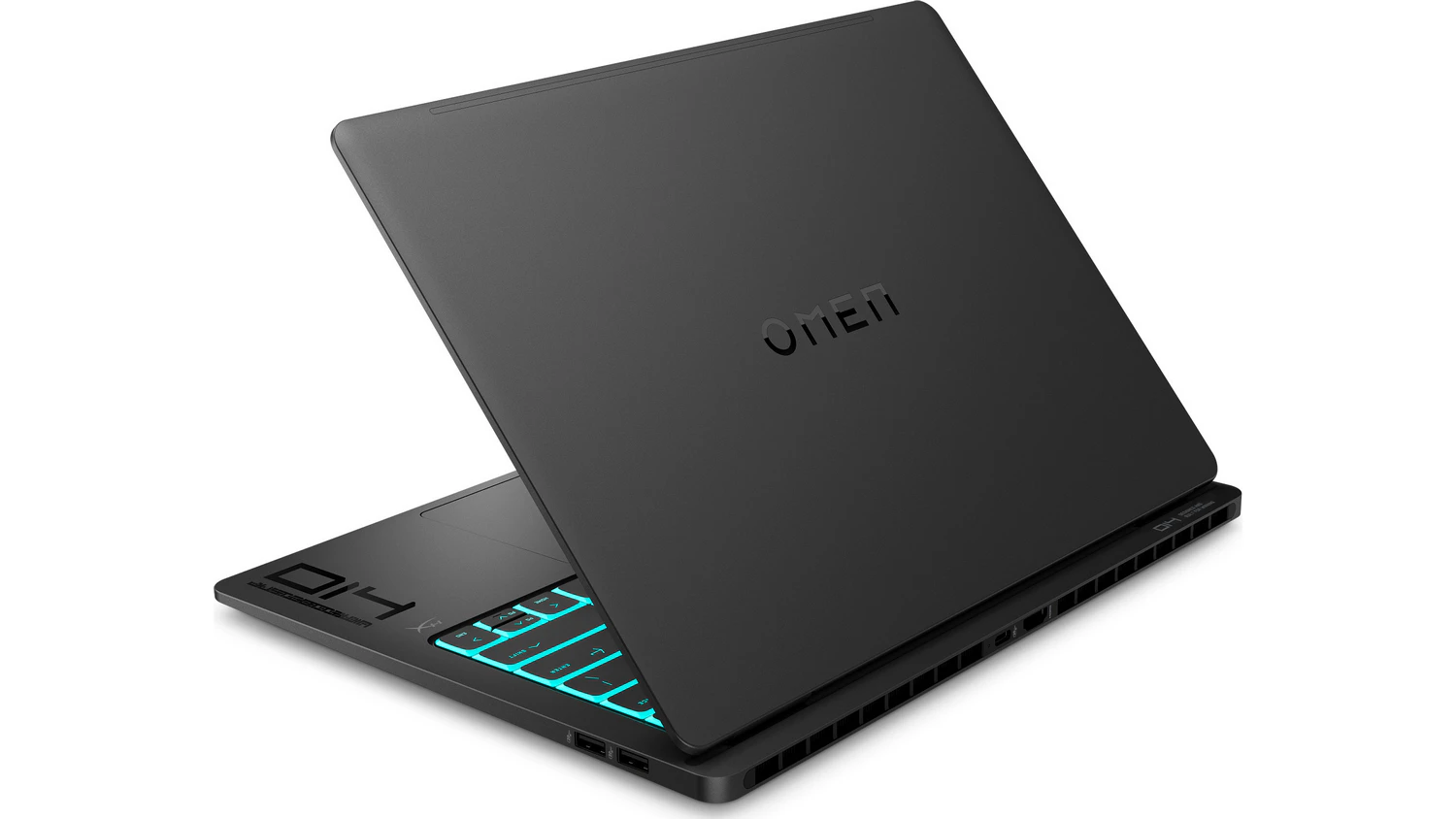HP OMEN TRANSCEND 14-fb1073nc čern&yacute; (C2FD1EA) pohled &scaron;ikmo zezadu
