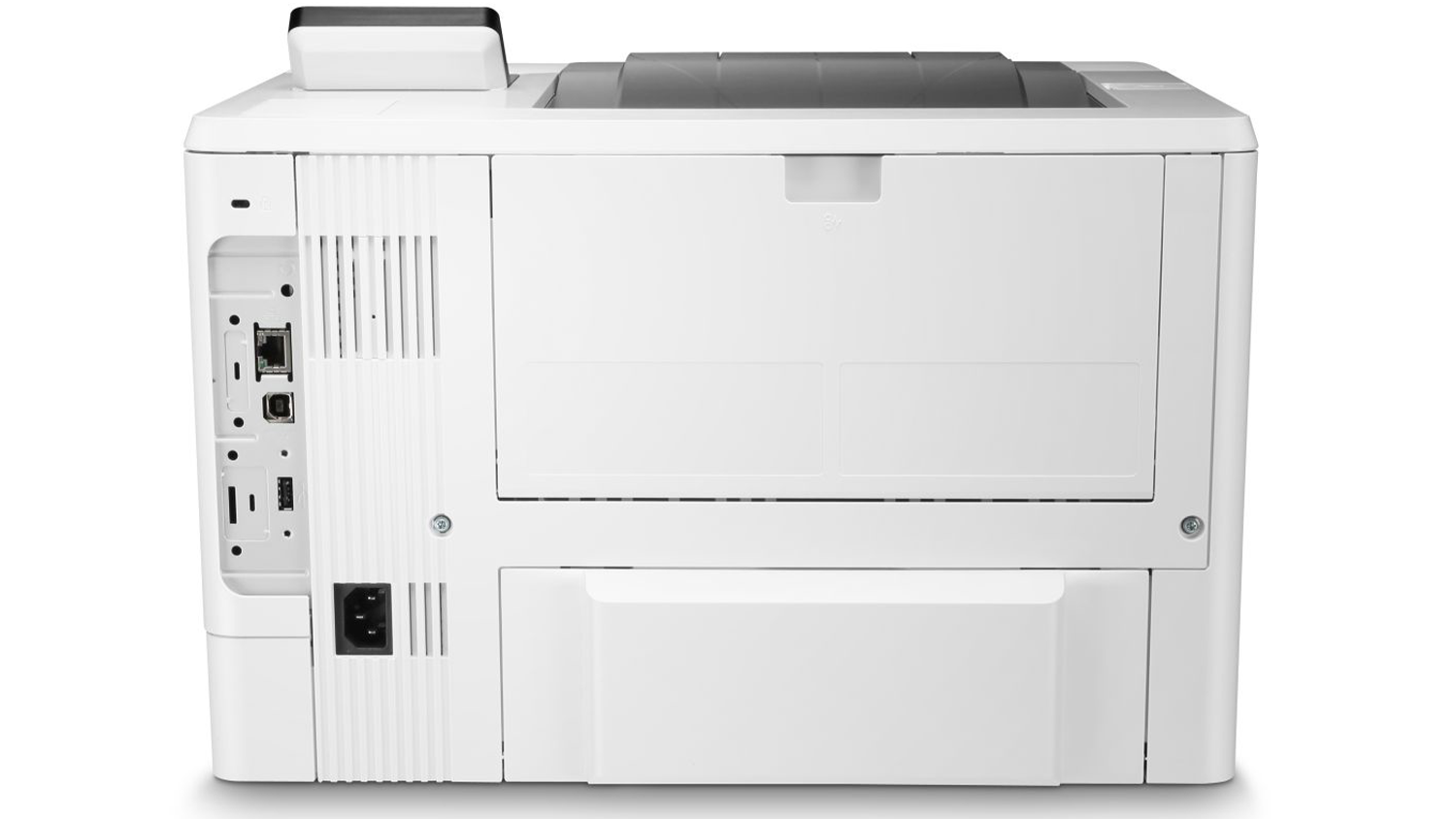 Laserová multifunkční tiskárna HP M507dn pohled zezadu