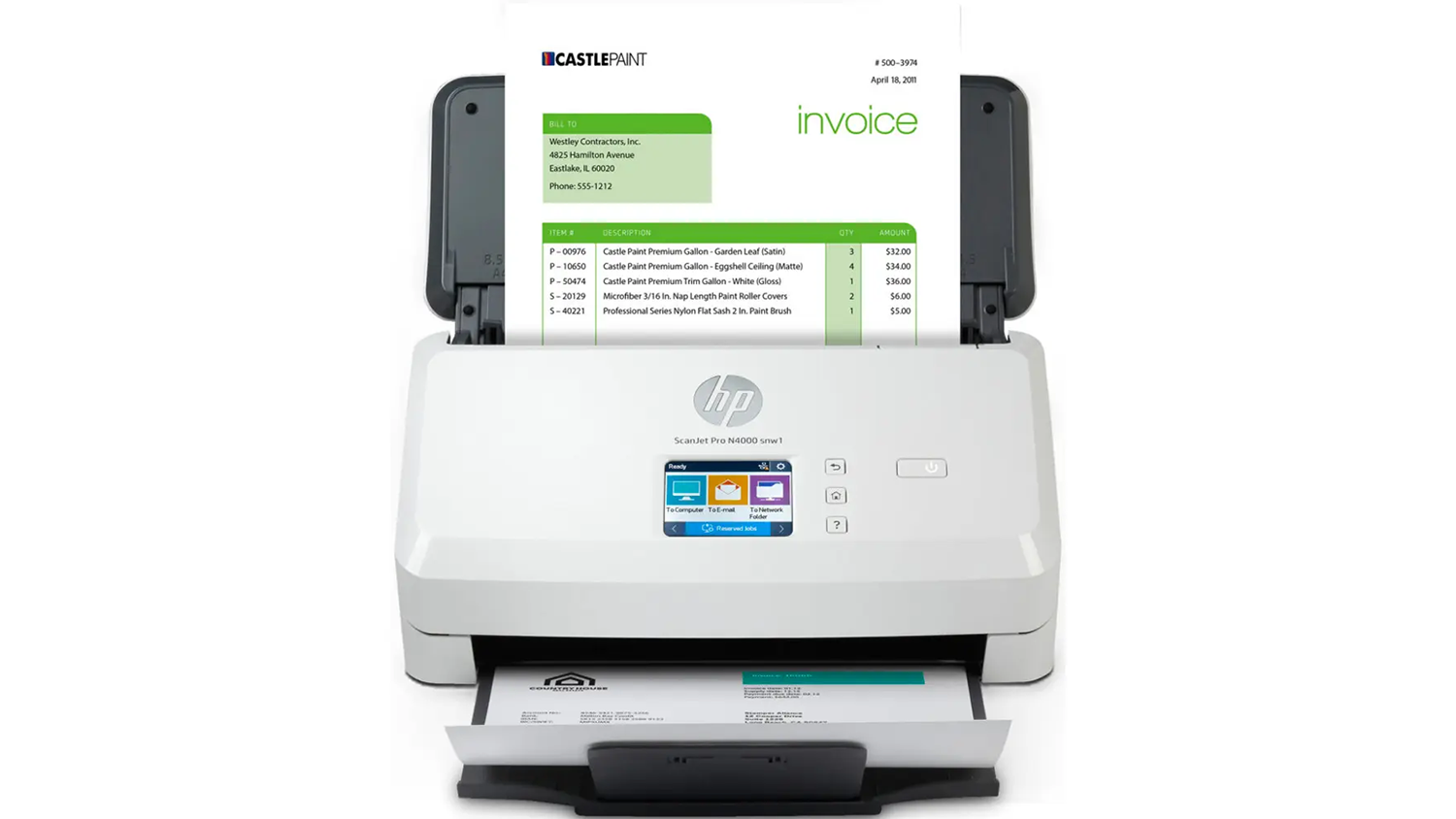Skener HP ScanJet Pro N4000 snw1 (6FW08A)