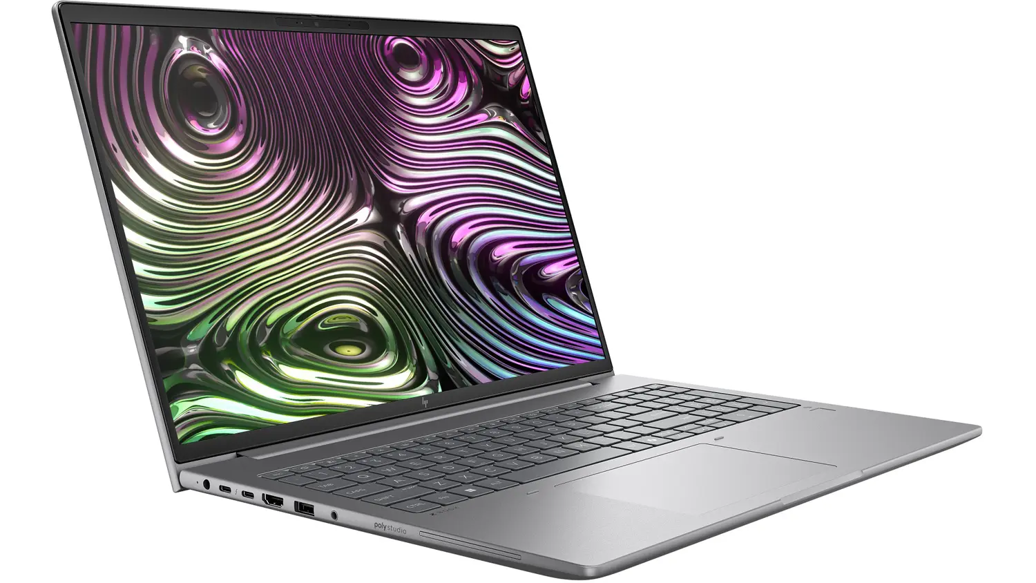 Pohled šikmo zepředu na notebook HP ZBook X G1i 16