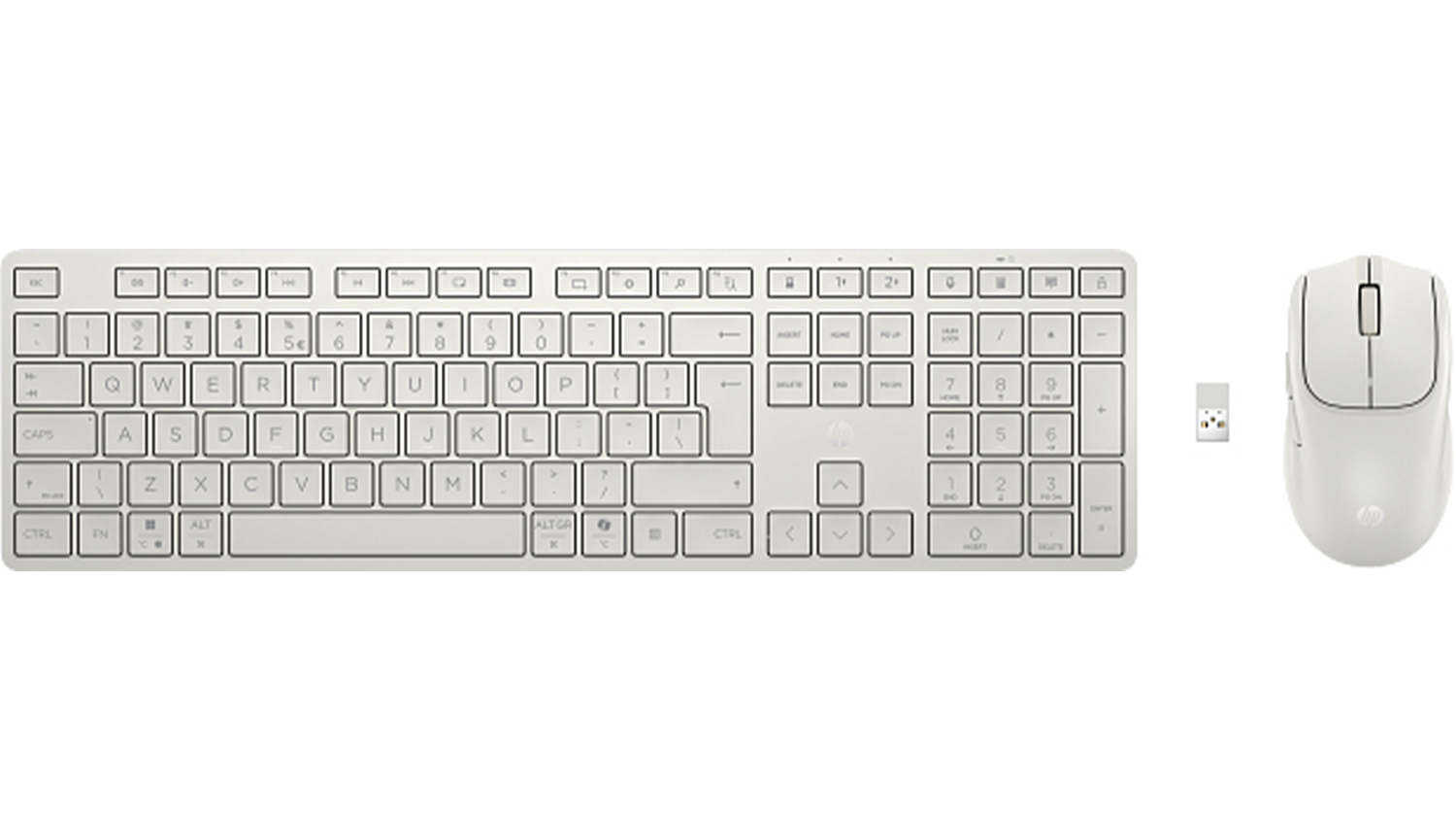 PC klávesnica s myšou HP Multi-Device Dual Mouse and Keyboard Combo White