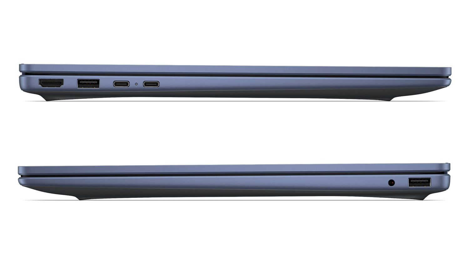 Porty na stranách notebooku HP OmniBook 3