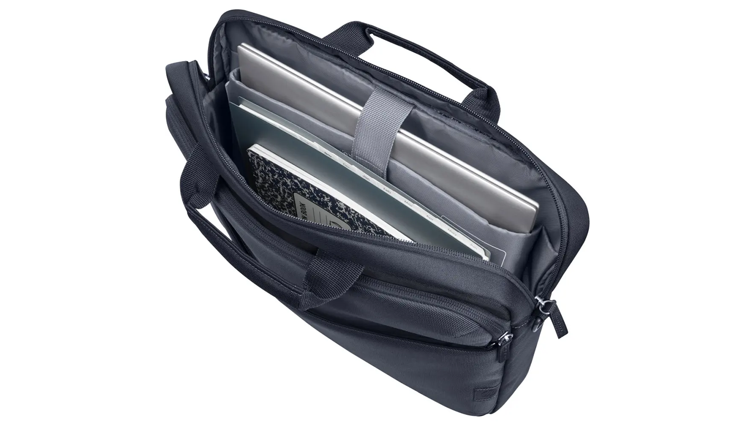 Brašna pro notebook HP Everyday 14 Odyssey Gray otevřená