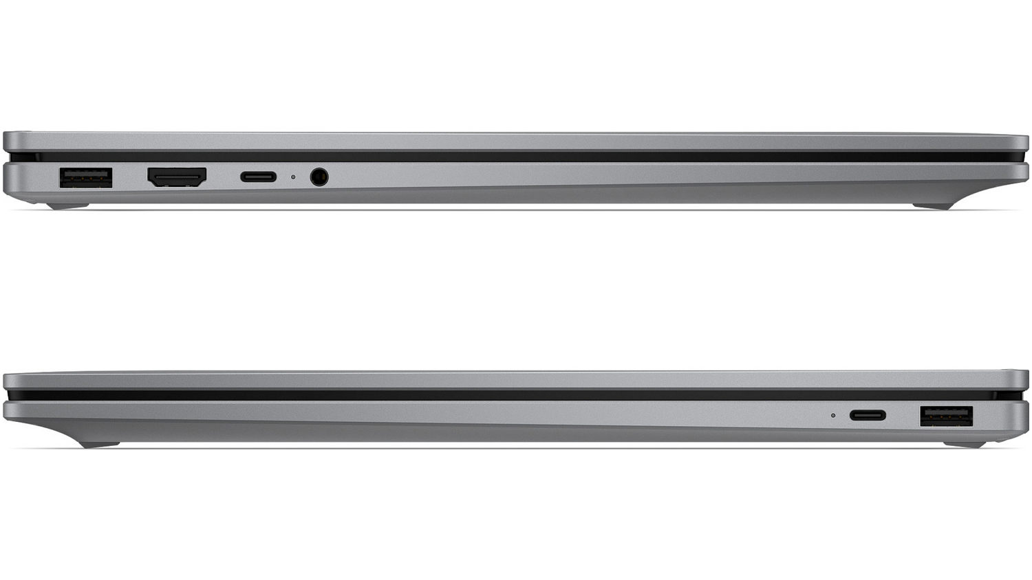 Pohled ze stran na notebook HP OmniBook X Flip