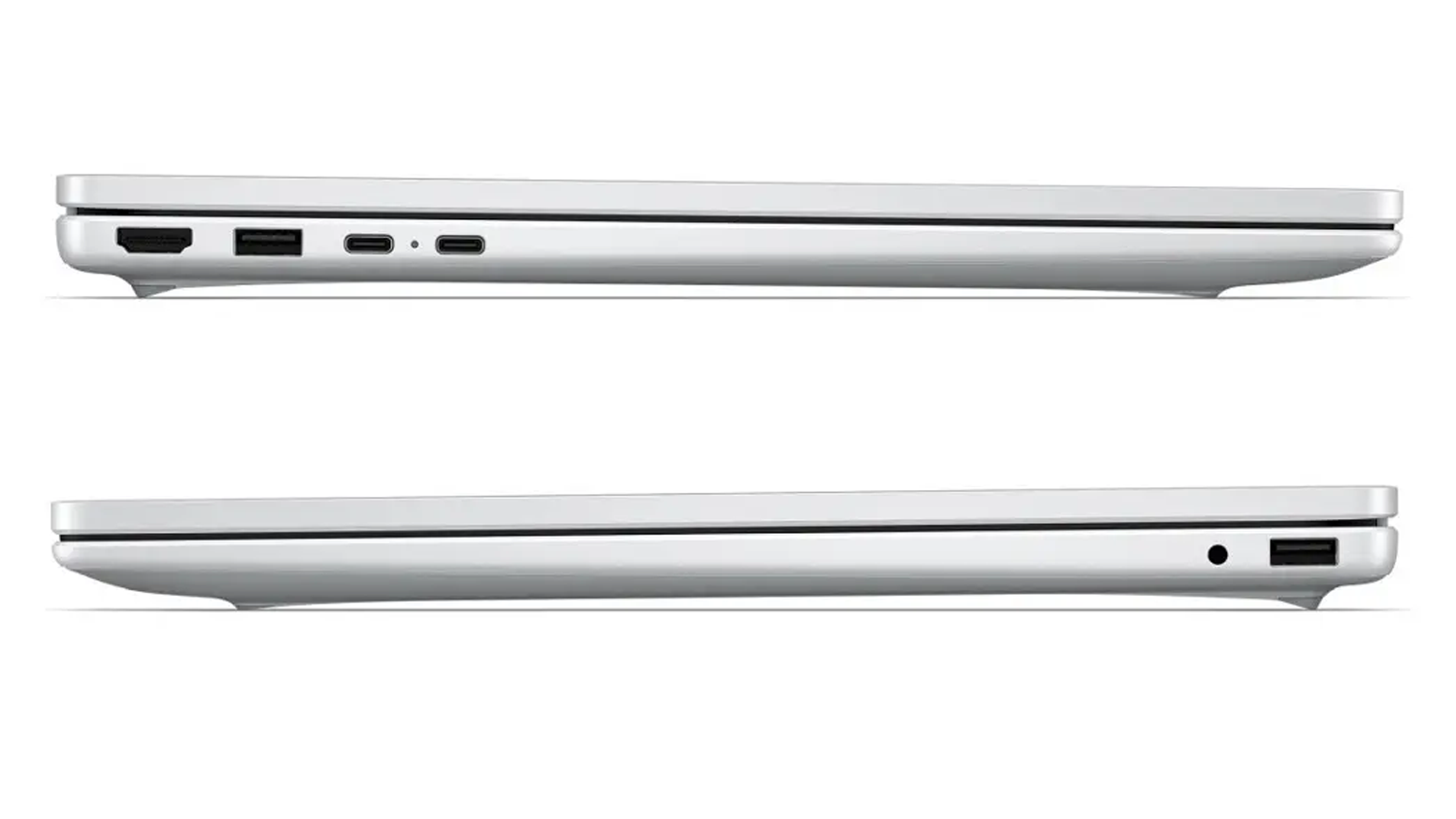 Pohled ze stran na notebook HP OmniBook 3