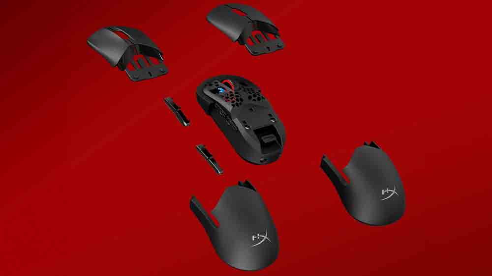 Modulární přizpůsobení herní drátové myši HyperX Pulsefire Saga Pro, Black_02