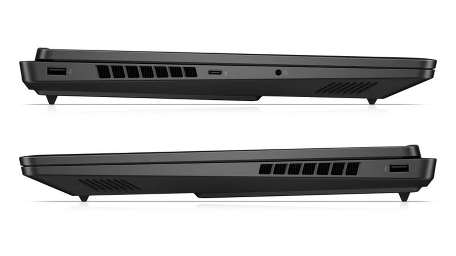 Pohled ze stran na notebook HyperX OMEN