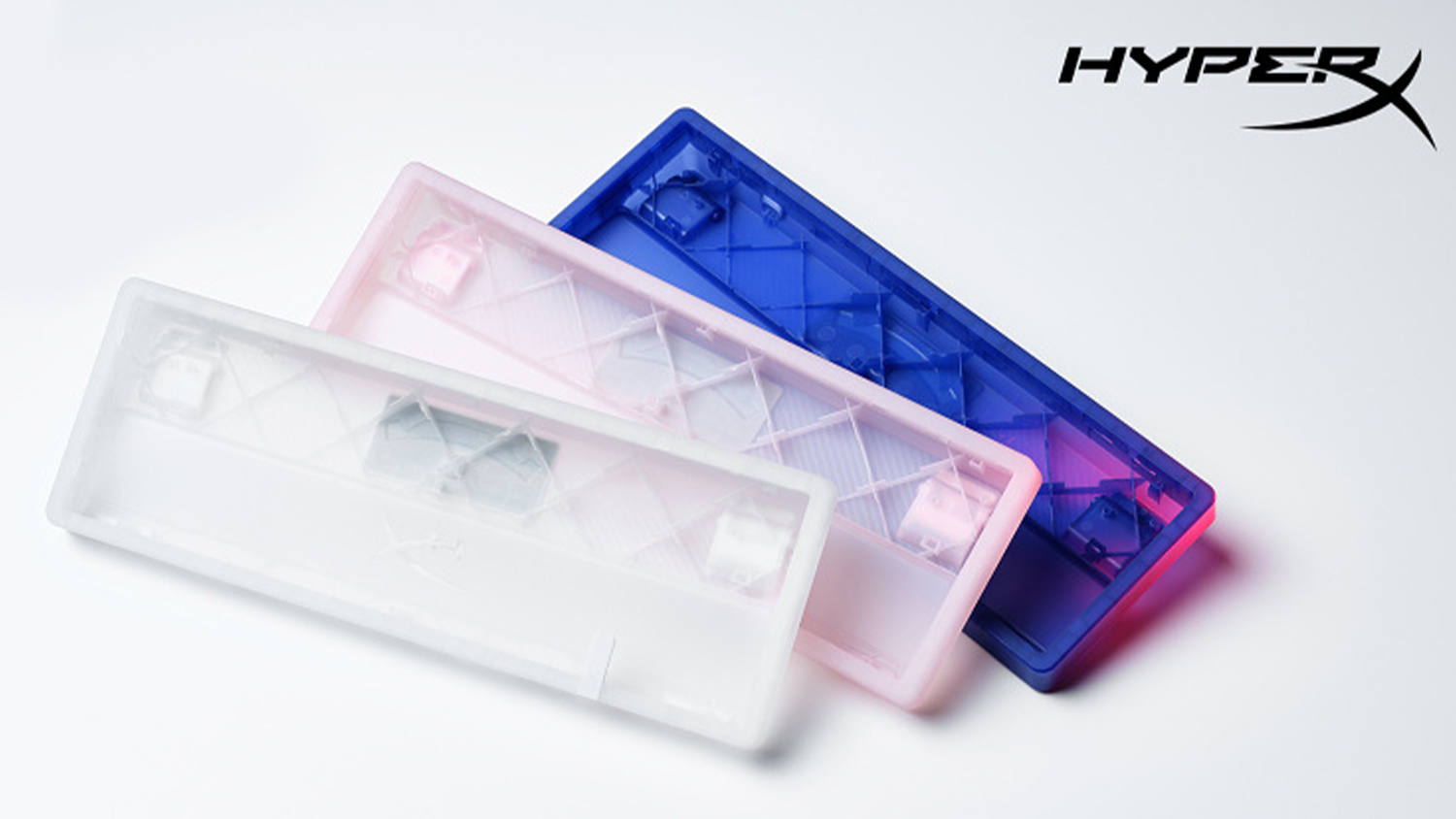 Náhradní kryty klávesnice HyperX Origins 2 65 Housing v barevných variantách