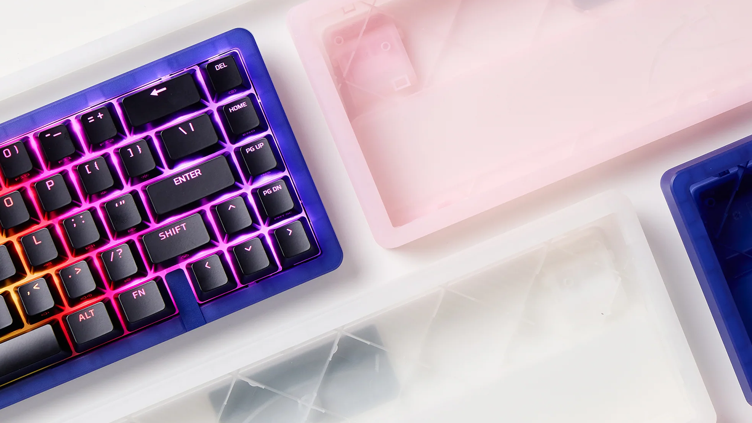 Náhradní kryty klávesnice HyperX Origins 2 1800 Housing v barevných variantách