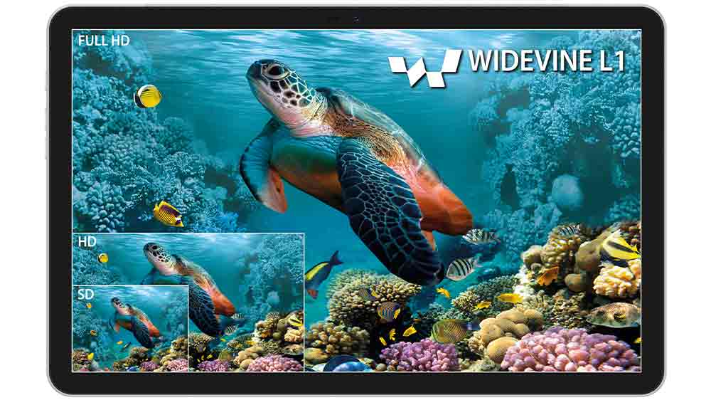 Obraz želvy na tabletu iGET Smart L43 _04