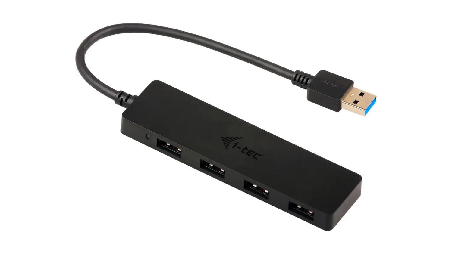 USB hub i-tec Slim Passive HUB 4 Port pohľad zhora