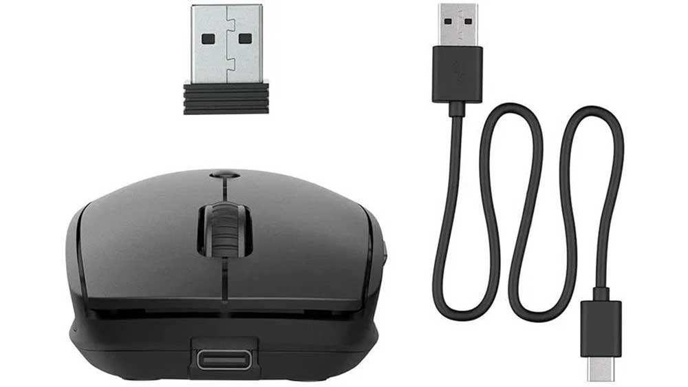 USB port a kabel k bezdrátové myši JLAB Go Charge_02