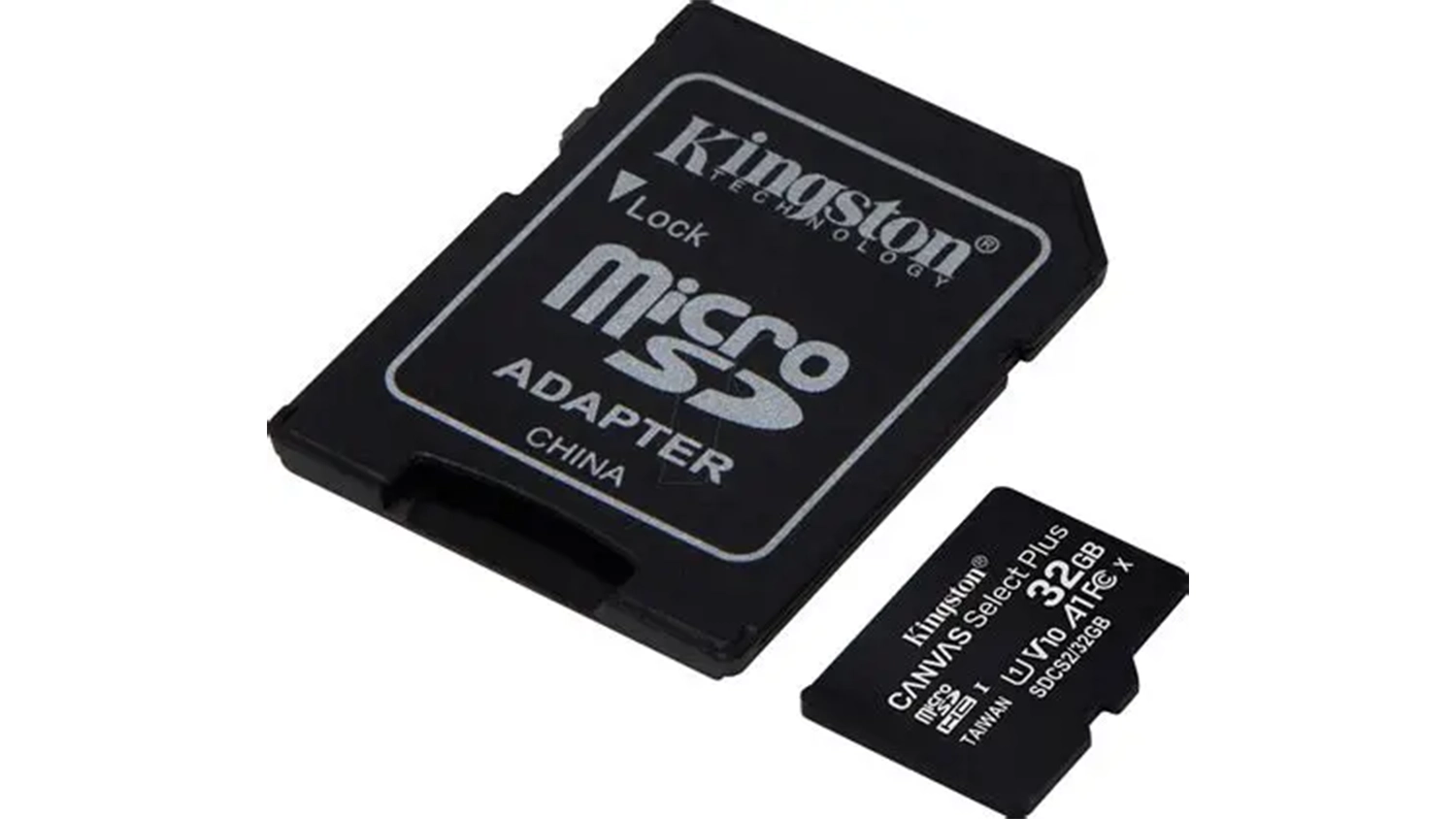 MicroSDHC pam&auml;ťov&aacute; karta Kingston Canvas Select Plus SDCS2/32GB na bielom pozad&iacute;