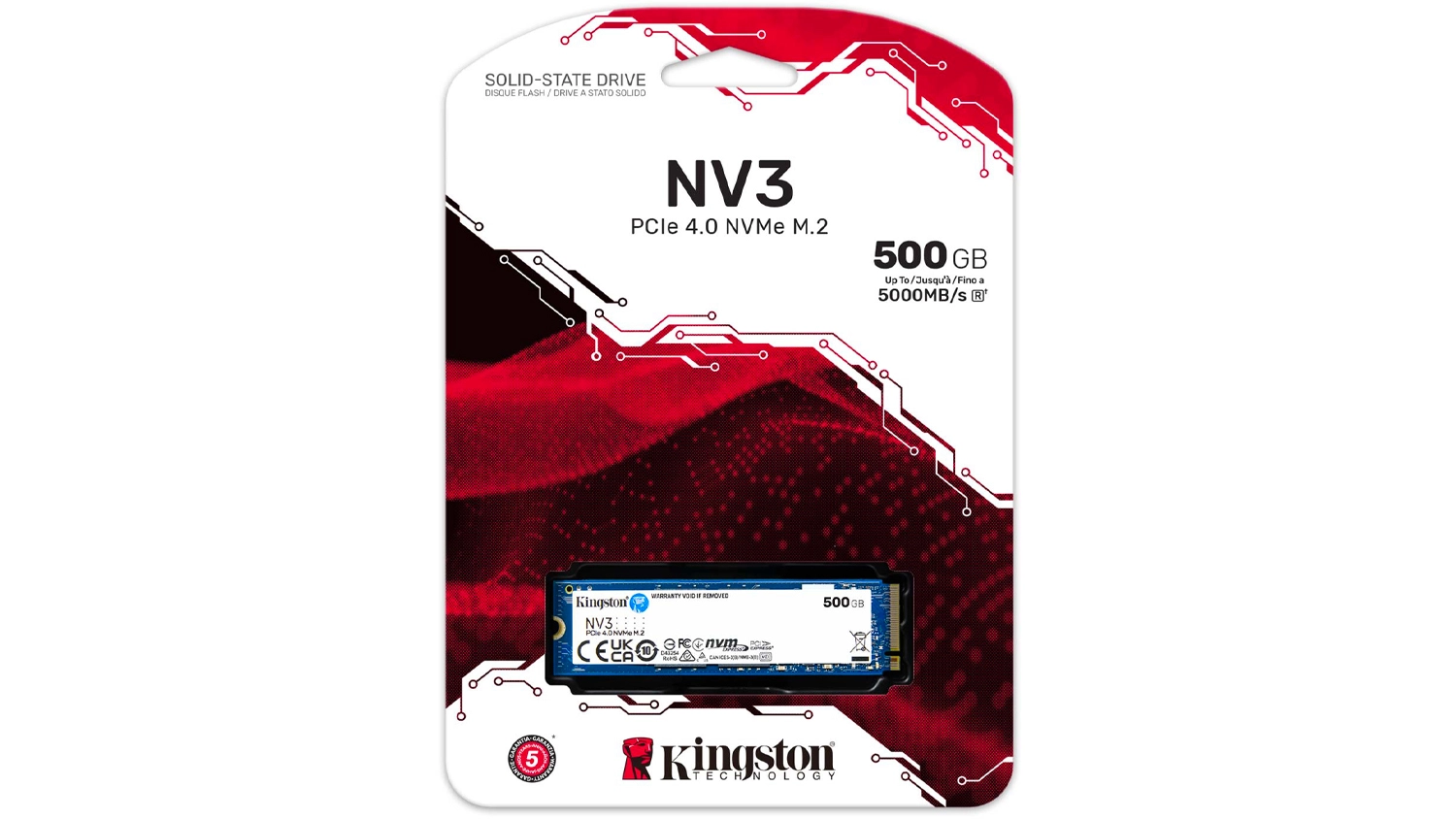 Interní SSD Kingston NV3 v obalu
