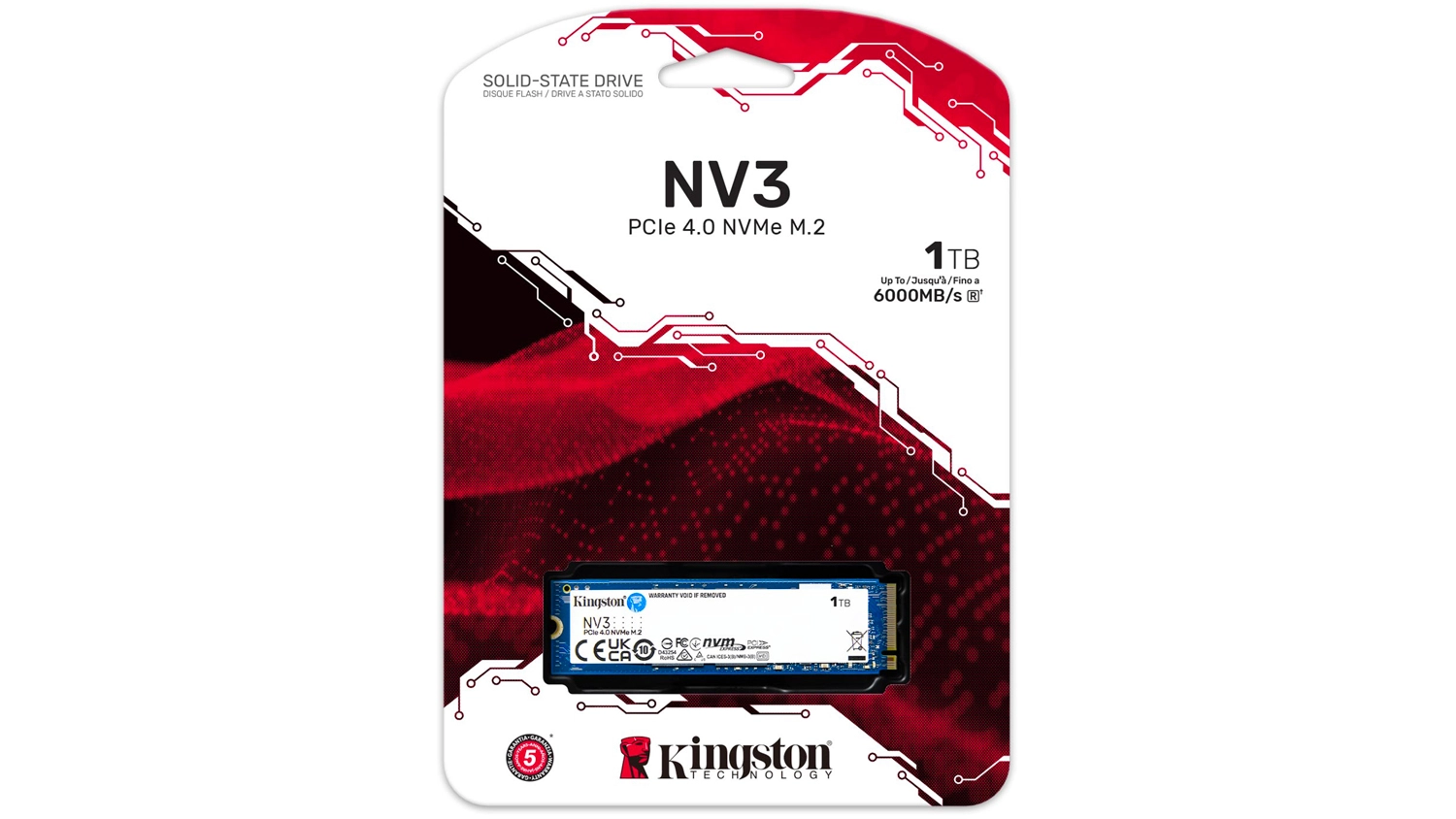 Interní SSD Kingston NV3 v obalu