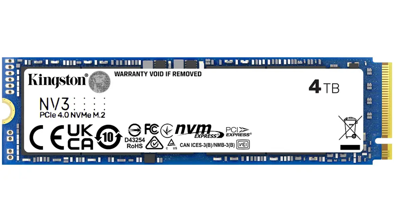 Intern&iacute; SSD Kingston NV3 M.2 4000GB