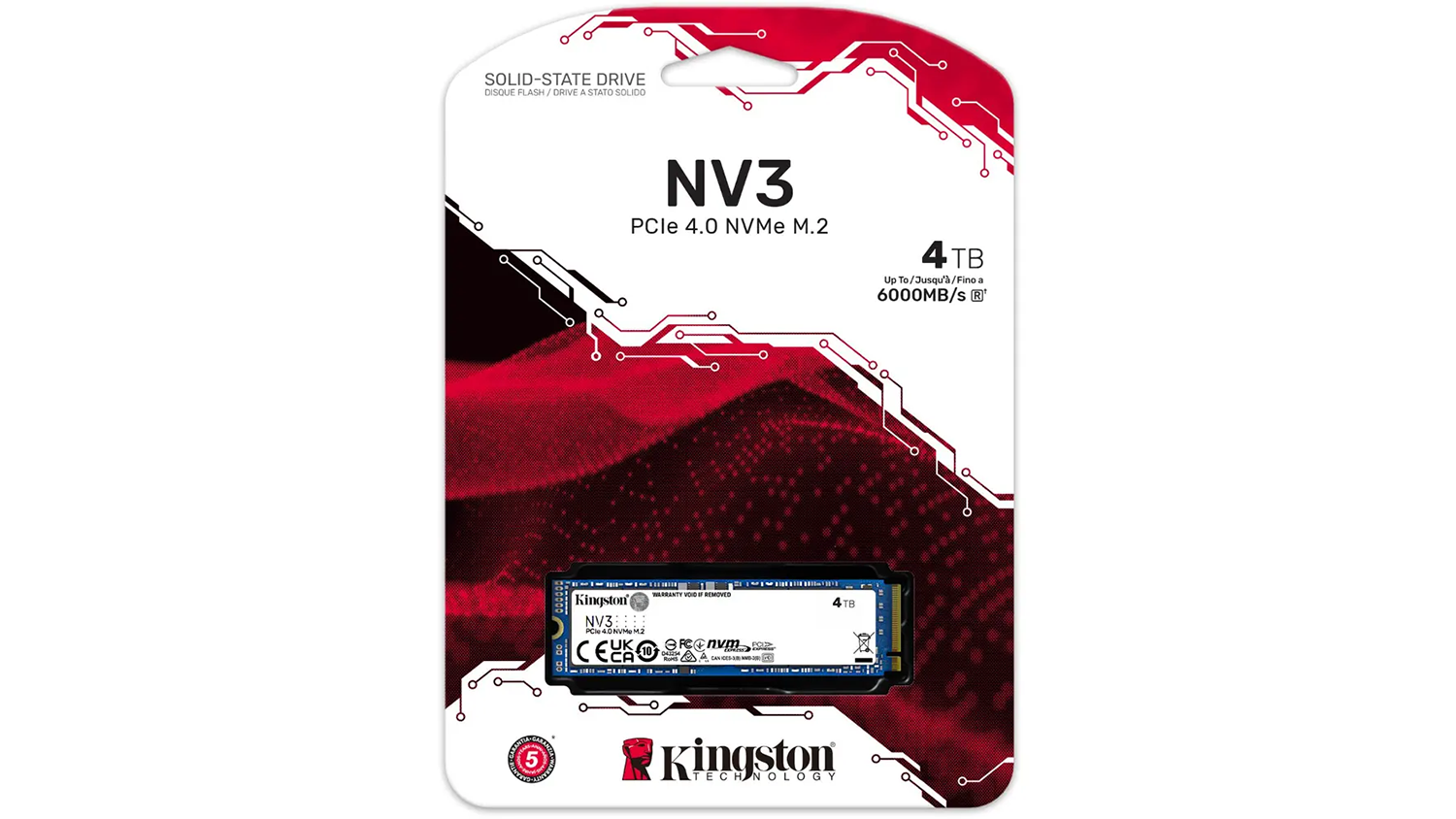 Intern&iacute; SSD Kingston NV3 M.2 4000GB v balen&iacute;