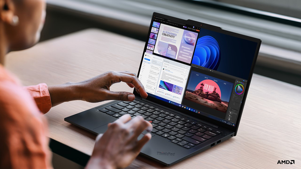 Pracovní stůl s Lenovo ThinkPad T14S G5_3