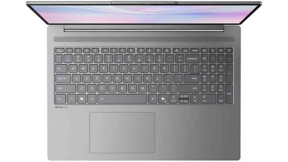 Pohled na klávesnici notebooku Lenovo IdeaPad Slim 5 16IRH10_05