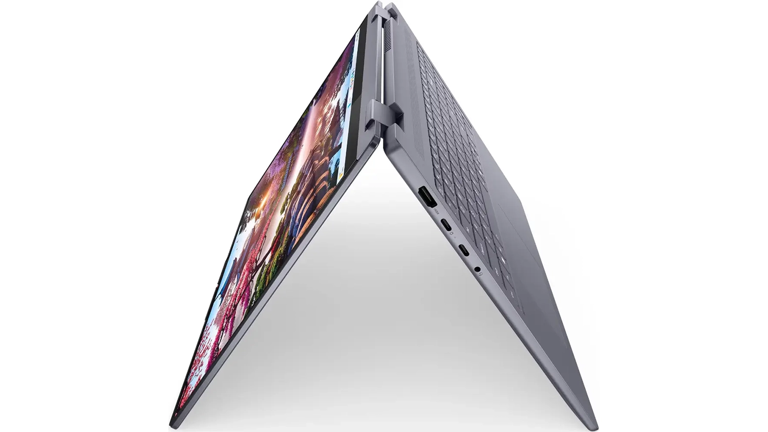 Lenovo IdeaPad 5 2-v-1 16AKP10 porty na notebooku