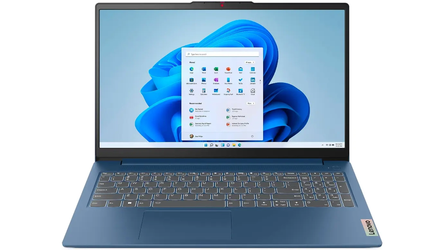 Notebook Lenovo IdeaPad Slim 3 15ABR8 (82XM00WFCK) modr&yacute;