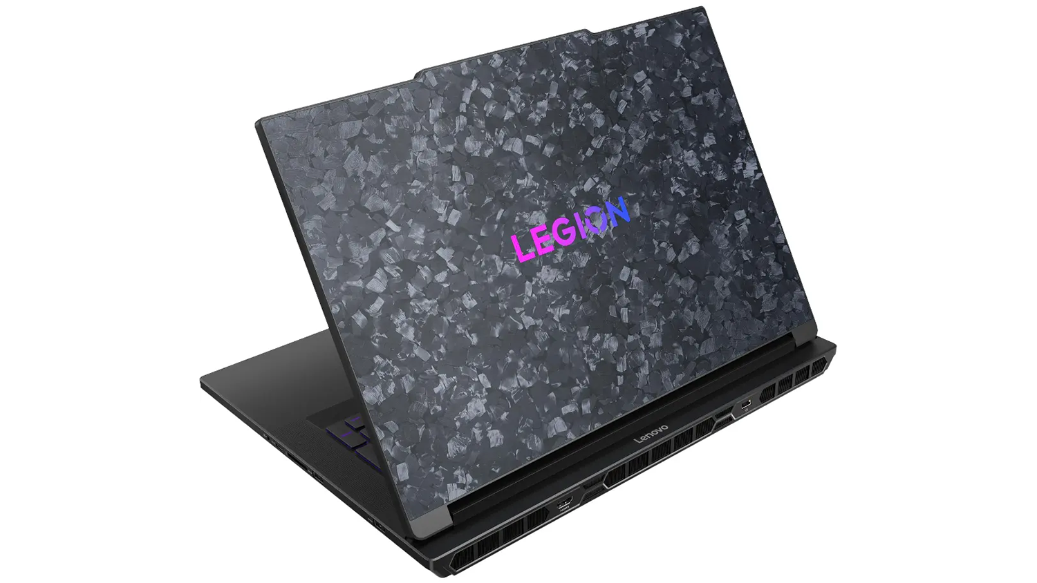 Herný notebook Lenovo Legion 9 pohľad na veko
