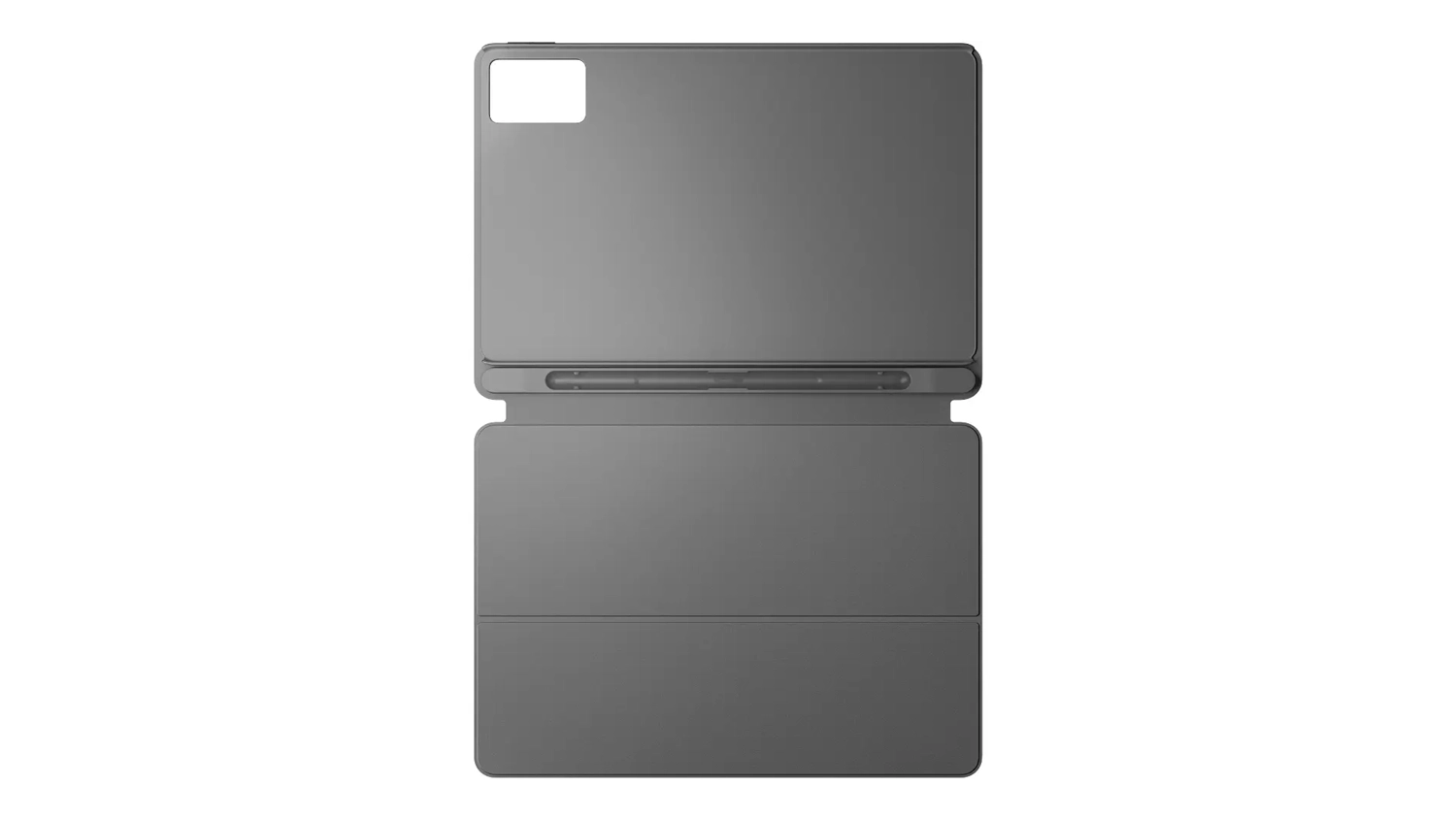 Puzdro pre tablet Lenovo Folio Case pre Idea Tab siv&eacute; rozložen&eacute; horn&yacute; pohľad