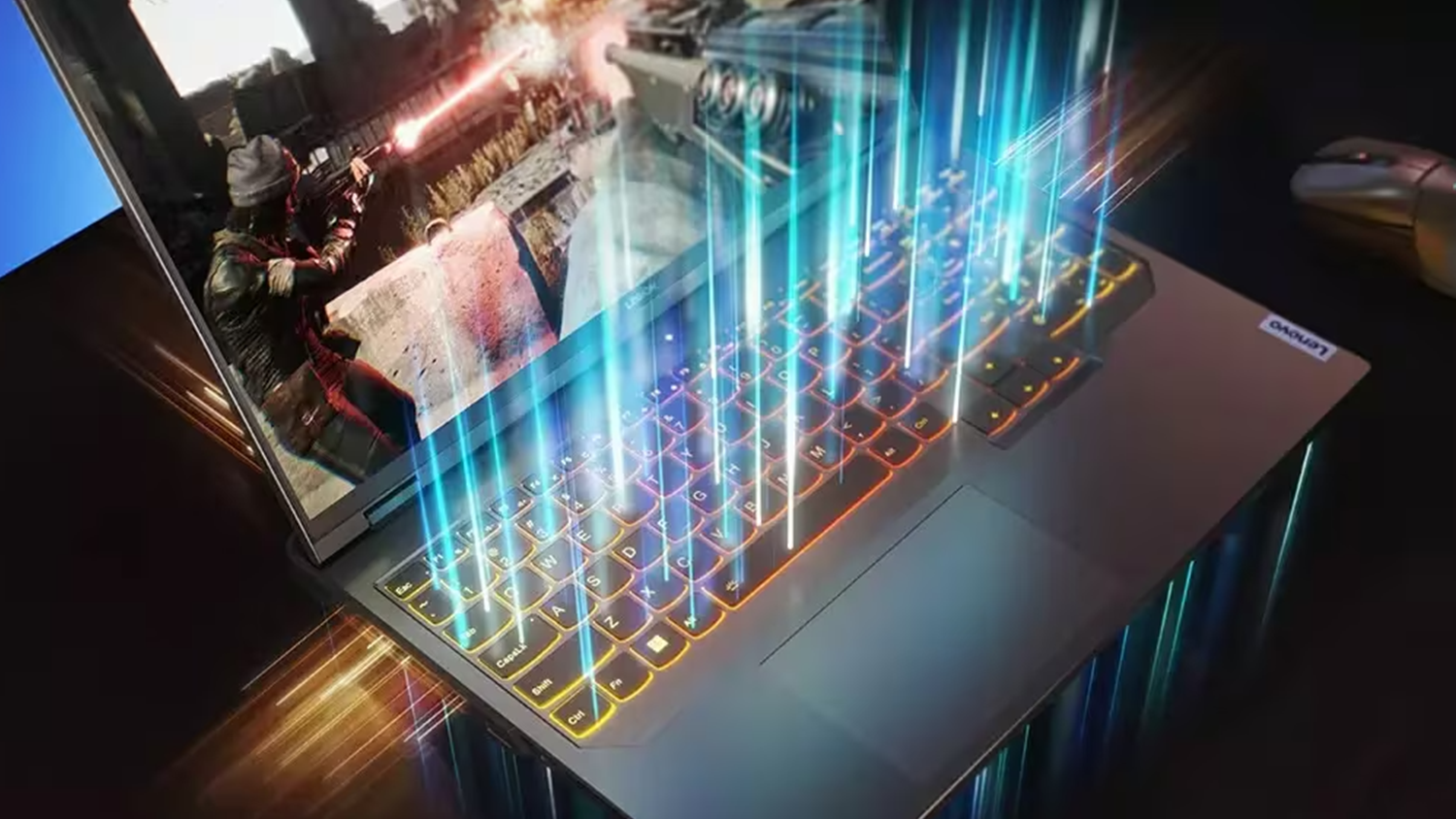 Lenovo Legion PRO 5 se zařivou klávesnicí