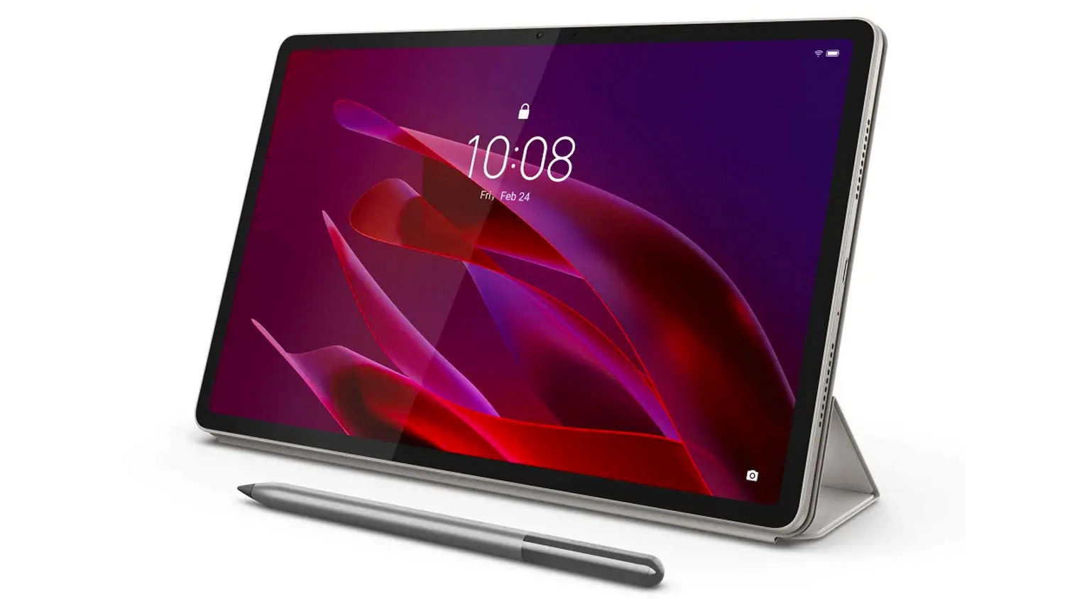 Pouzdro Lenovo Folio Case for Yoga Tab Sea Shell složené jako stojánek s tabletem