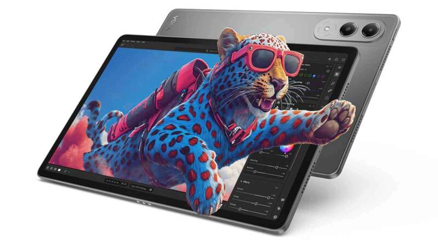 Dotykov&yacute; tablet Lenovo Yoga Tab s animac&iacute; tygra