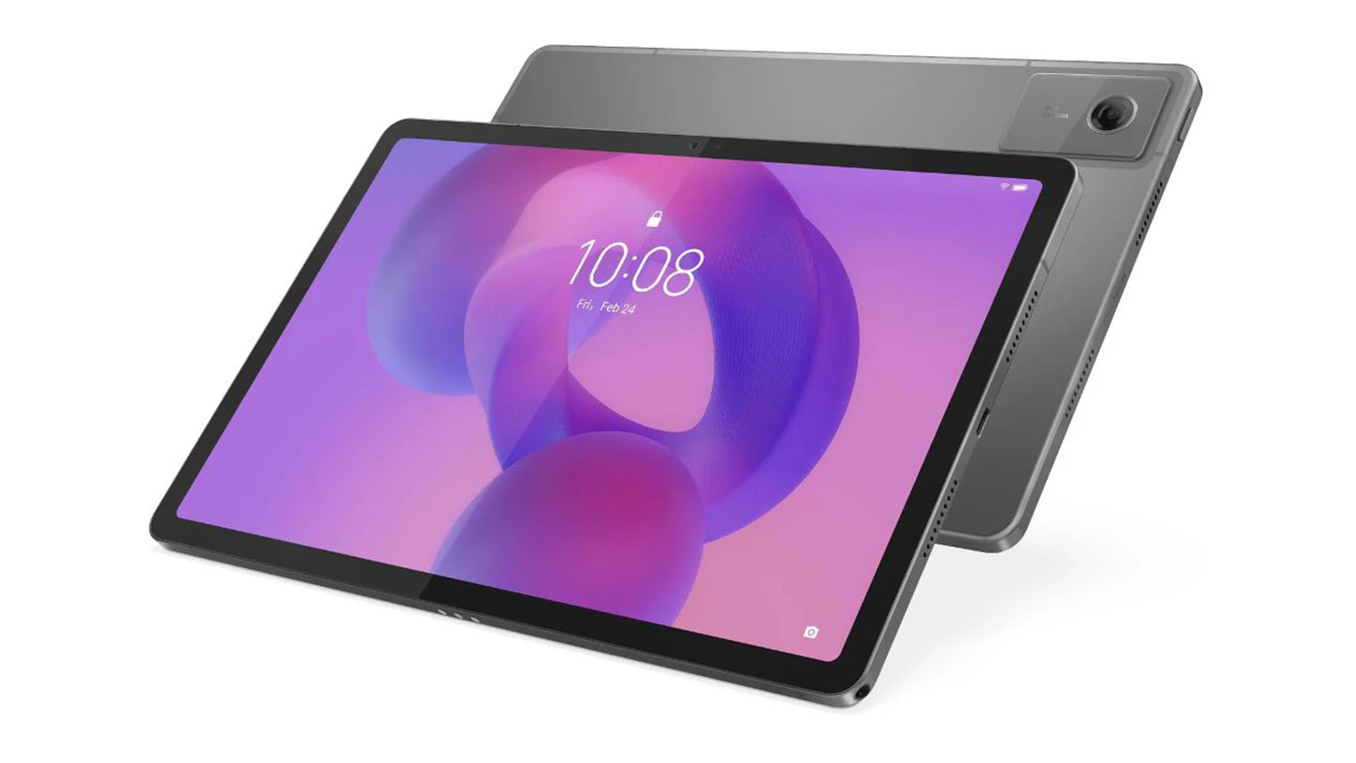 Tablet Lenovo K11 11 8/256GB A15 Gray KBD zepředu a zezadu
