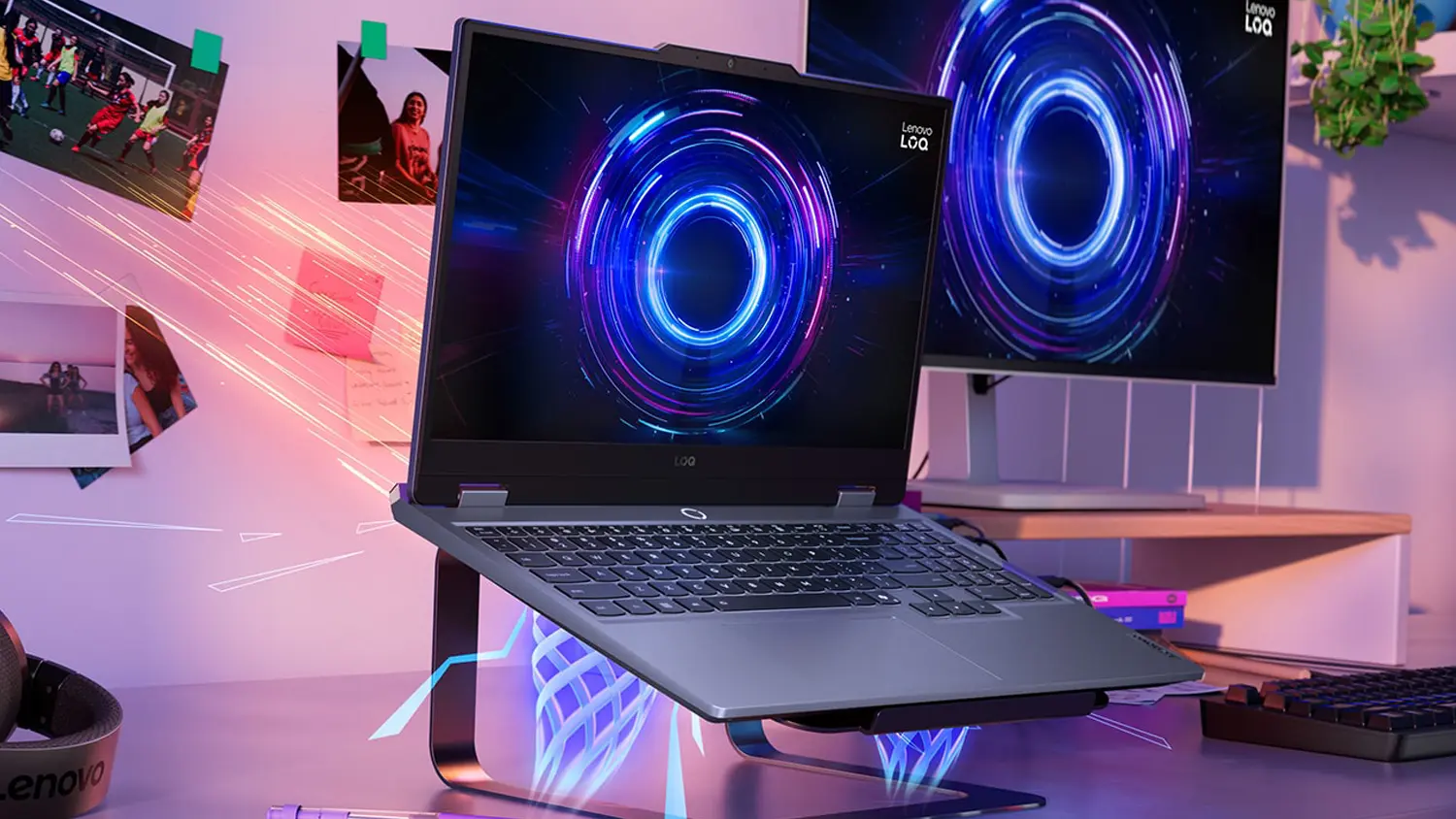 Hern&yacute; notebook LOQ 15AHP10 vizualiz&aacute;cia chladenia
