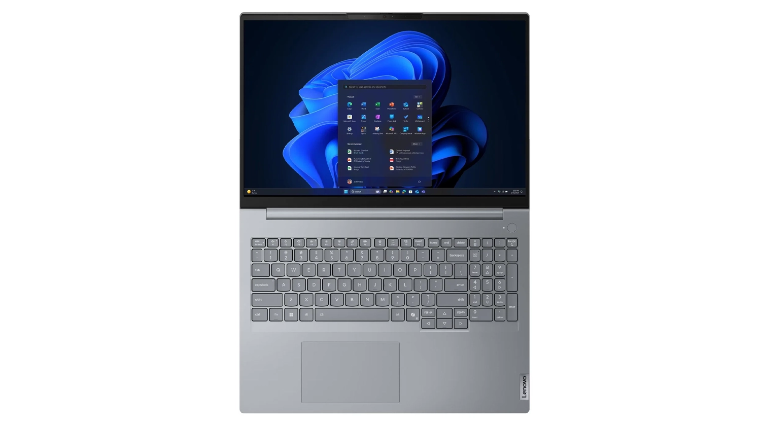 Lenovo ThinkBook 16 &ndash; kl&aacute;vesnice notebooku