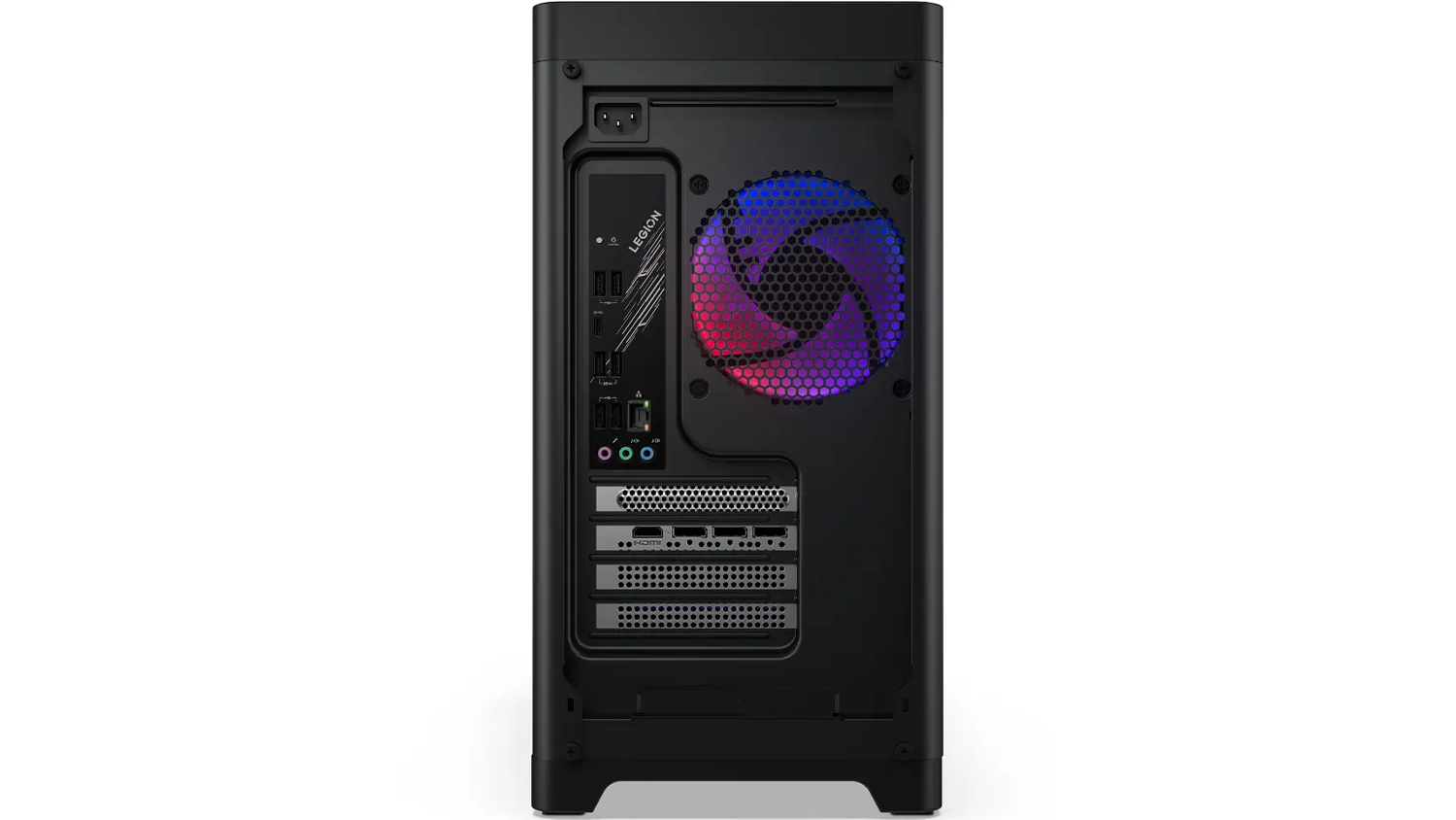 Hern&iacute; PC Lenovo Legion ze zadn&iacute; strany