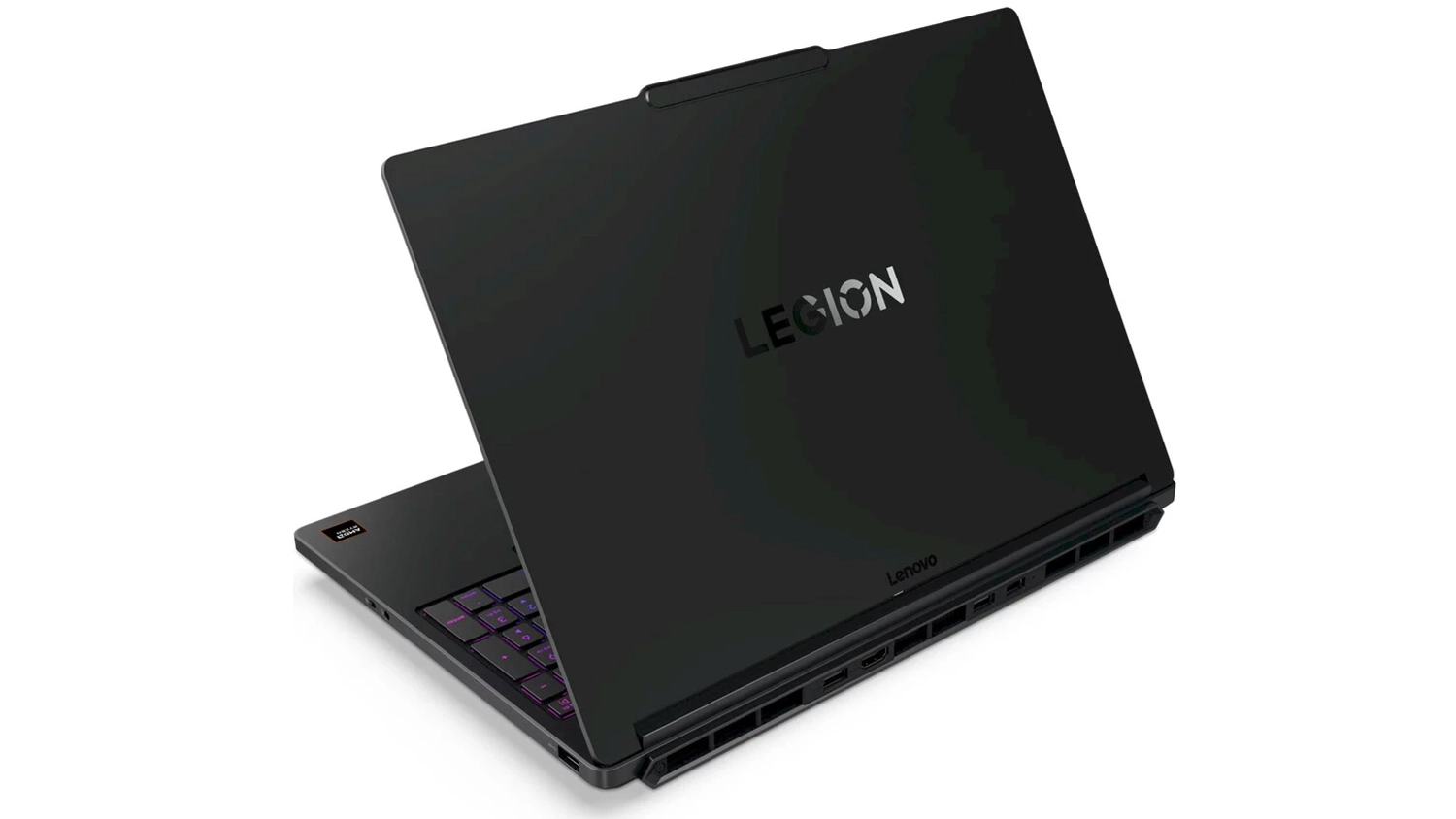 Notebook Lenovo Legion – pohľad na šasi s logom