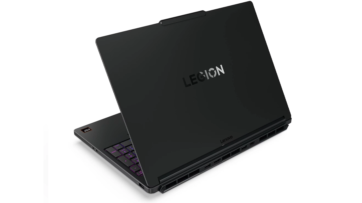 Notebook Lenovo Legion &ndash; pohled na &scaron;asi s logem